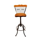Ver imagem 6 de Kit com 2 Cadeiras Banqueta Bistrô Alta Regulável Giratória Balcão Cozinha