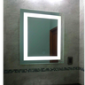 Espelho Led 80x80 Luz 3 Cores Fria Neutra Quente Quadrado Jateado 80cm Touch - 9
