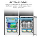 Ver imagem 5 de Geladeira Midea Inverse Frost Free Inverter 401L MDRB548FGDDX3 Preto Bivolt