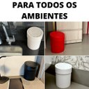 Ver imagem 5 de Lixeira Cesto 5l Click Abre Fácil detalhe Esconde Sacola - Decoração para Casa - Cor BRANCA