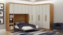 Ver imagem 1 de Modulado Completo Casal 6 Portas 6 Gavetas - Rizon-cumaru/fendi - Móveis Novo Horizonte