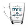 CANECA DE VIDRO MÃE DE CACHORRO 300ML - 1