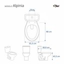 Ver imagem 4 de Assento Sanitário Alpinia Branco Para Louça Fiori