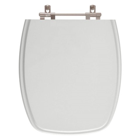 Assento Sanitário Primula Plus Cinza Claro Para Louça Fiori