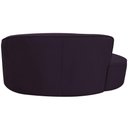 Ver imagem 2 de Sofá Curvo 02 Lugares 150cm Eron Braço Esquerdo Veludo Roxo - Nexta Casa
