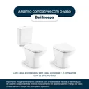 Ver imagem 4 de Assento Sanitário Bali Pessego (Rosa Shell)para vaso Incepa