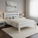 Ver imagem 4 de Cama Casal Rubi New Madeira Maciça Repleta Resistente