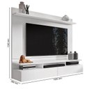 Ver imagem 5 de Home Painel Suspenso Noruega para TV até 55 Polegadas Branco - Móveis Leão