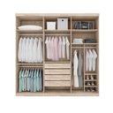 Ver imagem 2 de Guarda Roupa Casal Grande 6 Portas 100% Mdf Amarula Gold