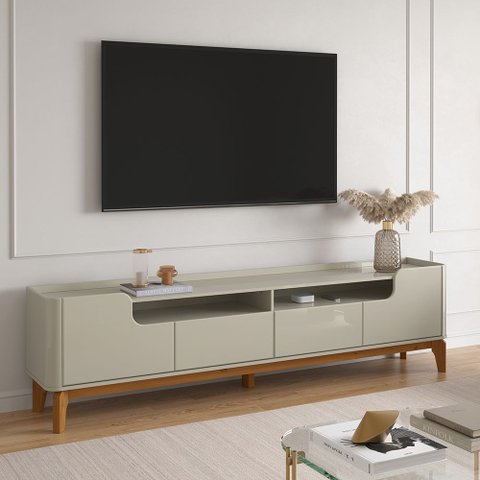 Rack Flip 1.8 para Sala de Estar - 3 Cores:off White