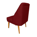 Ver imagem 3 de Cadeira Bela para Sala Escritório Quarto Suede Vinho - Majú Decor