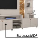 Ver imagem 3 de Estante Home Cross para TVS até 55 Polegadas com LED Lukaliam