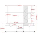 Ver imagem 6 de Estante Home Cross para TVS até 55 Polegadas com LED Lukaliam
