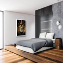Ver imagem 2 de Quadro Leão Tribo Judá Moderno Moldura Sala Quarto