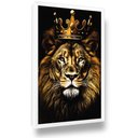 Ver imagem 1 de Quadro Leão Tribo Judá Moderno Moldura Sala Quarto