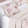 Colcha Estampada Dupla Face Bouti King 03 Peças - Rosa Matura Bia Enxovais - 4