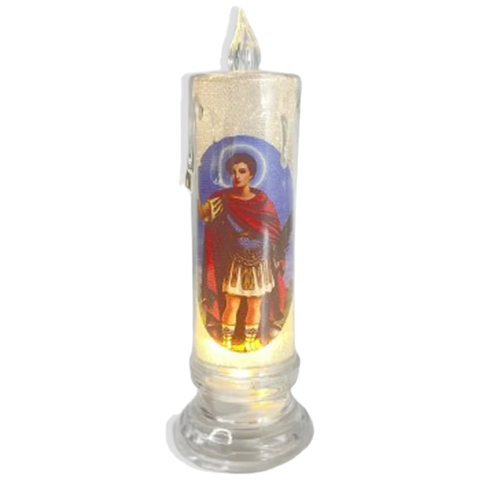 Vela LED Eletrônica Santo Expedito Católica Religiosa