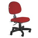 Ver imagem 1 de Cadeira Giratoria Zeus Executiva Back System sem Braco - Tecido J.Serrano - Vermelho/Preto