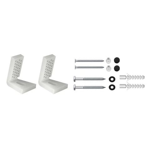 Conjunto de Fixação Lateral para Bacias e Bidês Black Matte Deca