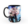 Caneca Blue Exorcist Ventania Anime 325ml Cerâmica Interior e Alça Preto - 1