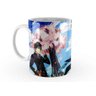 Caneca Blue Exorcist Ventania Anime 325ml Cerâmica Interior e Alça Branca - 1