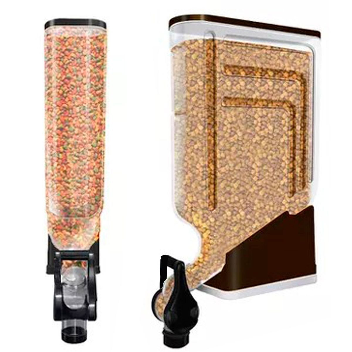 Dispenser 5 Módulos 35 Litros ou 15 Kilos Armazenamento Ração Grãos ...