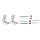 Ver imagem 1 de Conjunto de Fixação Lateral para Bacias e Bidês Red Gold - Deca