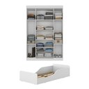 Ver imagem 5 de Jogo de Quarto Infantil com Minicama Montessoriana e Guarda-Roupa Encanto Multimóveis MP4840 Branco