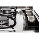 Ver imagem 3 de Pia Fogão com Balcão 1200 Evolution Madeirado 4 Bocas Acendimento Automático Gás GLP Inox Ghel