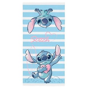 Toalha de Praia Aveludada Estampado 70x140 Cm Lepper Stich