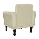 Ver imagem 3 de Poltrona Decorativa Classic Capitonê Suede Diversas Cores - DS Estofados - Bege