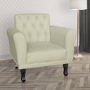 Ver imagem 4 de Poltrona Decorativa Classic Capitonê Suede Diversas Cores - DS Estofados - Bege