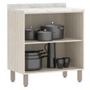 Ver imagem 4 de Balcão Linea 80cm 2 Portas Mdp Luciane