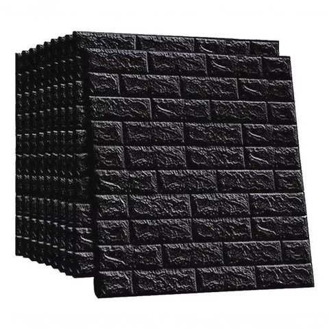30 Painel Placa 3d Espuma Autocolante Parede Teto 70x77