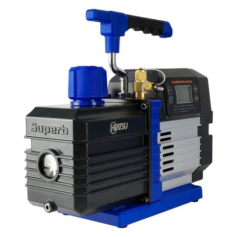 Bomba de Vácuo Inteligente 10,5 Cfm Duplo Estágio Bivolt - Hiatsu Único