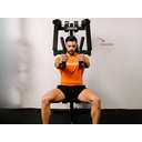 Ver imagem 3 de Peck Deck Fly Articulado Voador Peitoral Dorsal Yangfit