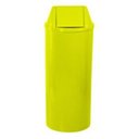 Ver imagem 1 de Lixeira Plástica Tampa Vai-vem 50 Litros Amarelo