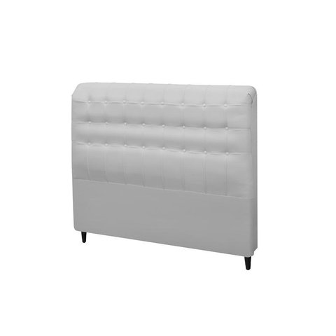 Cabeceira Dama New Plus Queen 1600mm Pvc Branco - Simbal