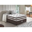Ver imagem 1 de Cama Box Solteiro Colchão + Box 88x188 Molas Ensacadas Cama inBox Relax Pillow Café