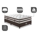 Ver imagem 3 de Cama Box Solteiro Colchão + Box 88x188 Molas Ensacadas Cama inBox Relax Pillow Café