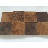 Mosaico Pedra Ferro Ferrugem 1m2 Basalto tela placas 30x22,5 - 2