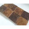 Mosaico Pedra Ferro Ferrugem 1m2 Basalto tela placas 30x22,5 - 3