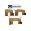 Ver imagem 3 de Cabeceira Cama Box Madeirado Solteiro/Casal/Queen Mila Extensível Avelã - Panan