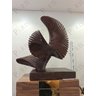 Escultura Decorativa Concha em Resina Marrom 30cm Qc0620 Btc - 2