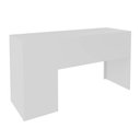 Ver imagem 4 de Mesa para Escritório ou Escrivaninha 1,36m com 3 Gavetas Várias Cores Me4102 Tecno Mobili - Branco