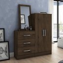 Ver imagem 1 de Cômoda com Espelho 2 Portas 3 Gavetas Briz