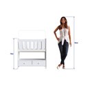 Ver mais imagens de Mini Berço Moisés Normatizado 90cm Branco Linha By By510 Completa Móveis