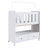 Mini Berço Moisés Normatizado 90cm Branco Linha By By510 Completa Móveis - 3