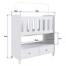 Mini Berço Moisés Normatizado 90cm Branco Linha By By510 Completa Móveis - 4