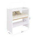 Ver imagem 3 de Mini Berço Sem Colchão Moisés Completa Móveis